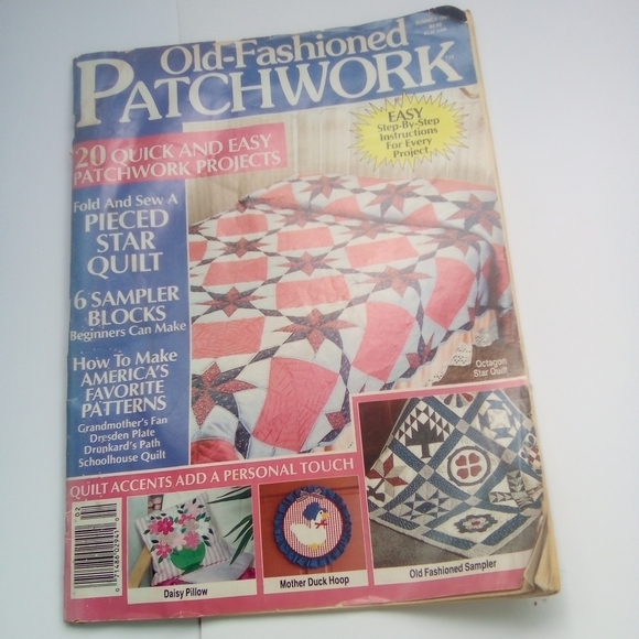 Old Fashioned Patchwork Vintage Magazine Quilting Quilt Patterns - Picture 1 of 13